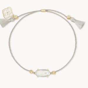 Kendra Scott Everlyne Silver Cord Friendship Bracelet in Ivory